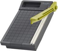 📐 swingline 1060t guillotine paper cutter: compact, 6" cut length, cuts 5 sheets, classiccut trimmer logo