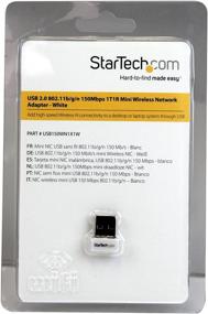 img 1 attached to 🔌 StarTech.com USB 150Mbps Mini Wireless N Network Adapter - High-Speed 802.11n/g WiFi NIC