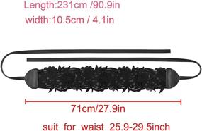 img 2 attached to 👗 CHIC DIARY Fashion Waistband Cummerbund: Trendy Accessories for Women's Belts