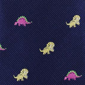 img 1 attached to MENDEPOT Dinosaur Animal Dinosaurs Necktie