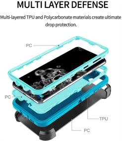 img 1 attached to Szfirstey Case With Belt-Clip Holster For Galaxy S21 Plus Cell Phones & Accessories