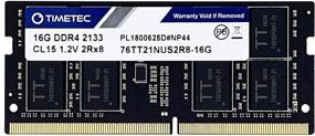 img 4 attached to 🚀 High-Performance Timetec 16GB DDR4 SODIMM RAM Module for Intel NUC KIT/ Mini PC/ HTPC/ NUC Board | 2133MHz PC4-17000 Non-ECC Unbuffered 1.2V CL15 Dual Rank 260 Pin | Upgrade Your Computer Memory with 16GB