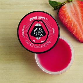 img 2 attached to 🍓 The Body Shop Strawberry Born Lippy: 0.3 Ounce Moisturizing Lip Balm with a Sweet Twist