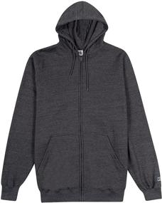 img 4 attached to Active Men's Clothing: Black Russell Athletic Fleece Hoodies