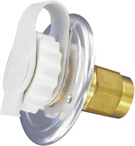 img 2 attached to 🚰 Valterra A01-0172LFVP Aluminum Flush-Mount Water Inlet with 2-3/4&quot; Flange - FPT, Carded, Enhanced for SEO