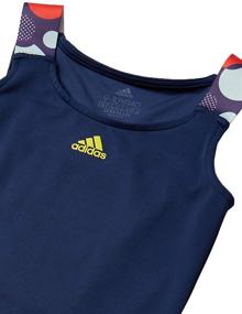 img 1 attached to 👚 Футболка-майка adidas для девочек с вырезом на шее