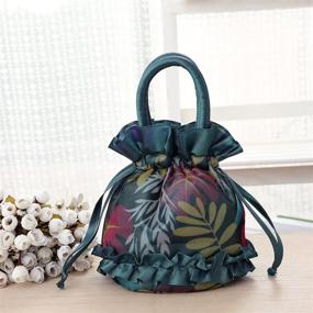 img 2 attached to Trendy Women's Drawstring Bucket Bag: Versatile Handbag with Coin Purses, Key Bags, Cash & Phone Pouches