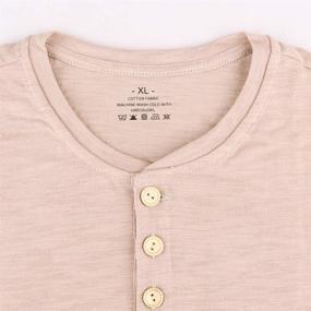 img 3 attached to 👕 Enhance Your Style with Slimbt Sleeve Muscle T Shirt Buttons!