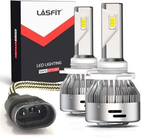 img 4 attached to 💡 Upgrade Your Lighting with LASFIT 9005 HB3 LED Bulbs - 60W 6000LM 6000K White Adjustable Beam - Plug & Play Convenience