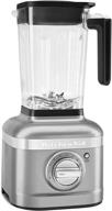 🔪 kitchenaid k400 countertop blender, 56 ounces, contour silver logo