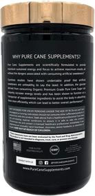 img 1 attached to 🍵 Pure Cane Natural Pre Workout Powder - No Artificial Sweeteners, Organically Sweetened, All Natural Flavors - Homemade Sweet Tea Fuel for Men & Women