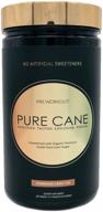 🍵 pure cane natural pre workout powder - no artificial sweeteners, organically sweetened, all natural flavors - homemade sweet tea fuel for men & women logo
