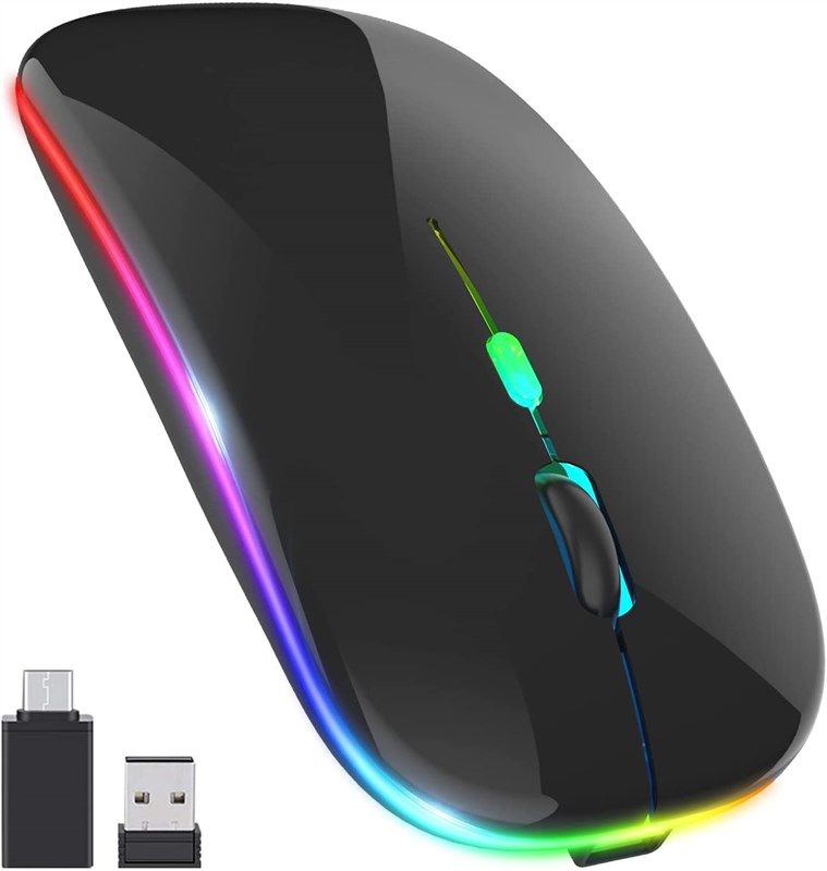 【upgrade】led wireless mouse logo