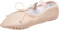 unisex-child split sole ballet shoe for dance class logo