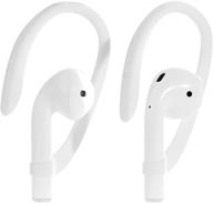 🎧 ivc ear hooks: perfect fit for apple airpods 1, 2 and pro (white) logo