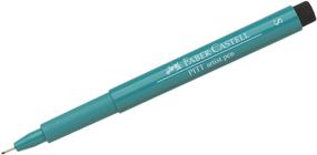 img 2 attached to Faber-Castell PITT Artist Pen Superfine Fineliner - Cobalt Green (156) 1