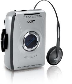 img 1 attached to 🎧 Портативный стереомагнитофон Coby CX49 с приемником AM/FM (больше не выпускается)