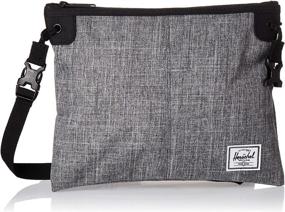 img 4 attached to 👜 Herschel 10357 00001 OS Alder Crossbody Bag for Women - Black Handbag & Wallet Combo