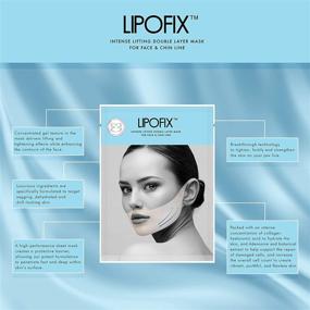 img 2 attached to 👄 LipoFix Double Chin Reducer Intense Lifting Double Layer Mask - Pack of 5 Masks