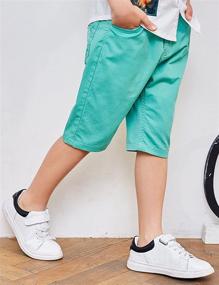 img 2 attached to 🩳 BYCR Cotton Elastic Shorts 7172100792: Boys' Comfy & Stylish Clothing Essential