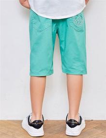 img 1 attached to 🩳 BYCR Cotton Elastic Shorts 7172100792: Boys' Comfy & Stylish Clothing Essential