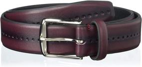 img 3 attached to 👔 Men's Burgundy Dress Leather Belts by Stacy Adams