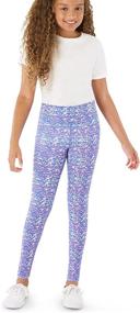 img 4 attached to 🩲 Enhanced Comfort and Functionality: Eddie Bauer Girls Leggings with Stretch and Phone Pocket