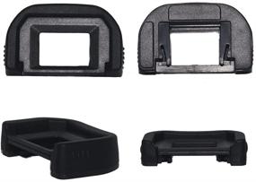 img 1 attached to 📷 T7 Eyecup Camera Eyepiece Viewfinder for Canon EOS Rebel T8i T7 T7i T6i T6s T6 T5i T5 2000D 4000D SL3 SL2 SL1 Camera (2 Packs), Enhanced Replacement for Canon EF
