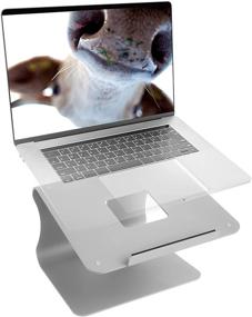 img 3 attached to 🖥️ Elevate Your Productivity with the Laptop Stand Ergonomic MacBook Stand: Compatible with MacBook Air Pro, Dell XPS, Lenovo & More 10-15.9" Laptops