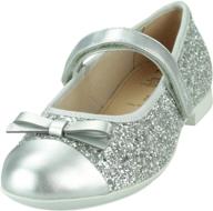 geox girls plie ballet silver girls' shoes for flats logo