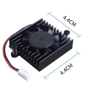 img 3 attached to 🔄 Upgraded Hail Replacement Heatsink Cooling Fan for DaHua DVR/HDCVI CPU Camera Fan DVR Motherboard Cooling Fan 5V with 2-Wire 2-Pin Connector