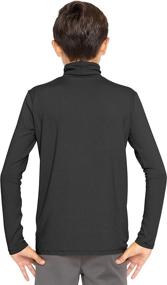 img 2 attached to 👕 Soft Boy's Long Sleeve Turtleneck made with Poly Spandex