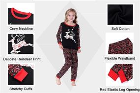 img 1 attached to 🎅 Get Festive with Benaive Matching Christmas Sleepwear for Men in X Large Size