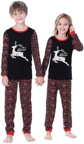 img 2 attached to 🎅 Get Festive with Benaive Matching Christmas Sleepwear for Men in X Large Size