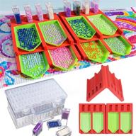 🎨 crafting and mosaic making: multi boat containers for painting organizer accessories logo