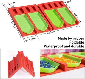 img 2 attached to 🎨 Crafting and Mosaic Making: Multi Boat Containers for Painting Organizer Accessories