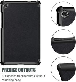 img 1 attached to ProCase Alcatel Joy Tab 2 Tablet Case - 8-inch 2020 Release (Model: 9032Z), Metroby T-Mobile Slim Folio Cover Stand – Black