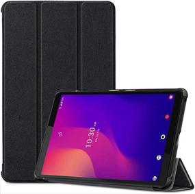 img 4 attached to ProCase Alcatel Joy Tab 2 Tablet Case - 8-inch 2020 Release (Model: 9032Z), Metroby T-Mobile Slim Folio Cover Stand – Black