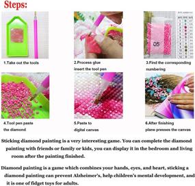 img 2 attached to IMISUTD Diamond Painting Rhinestone Beginners