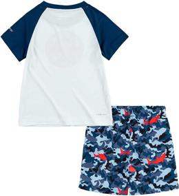 img 1 attached to 🦈 Hurley Boys' Clothing and Swim Outfit - 2 Piece Black Shark