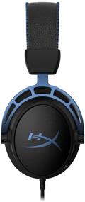 img 1 attached to HyperX Cloud Alpha S - The Ultimate PC Gaming Headset with 🎧 7.1 Surround Sound, Adjustable Bass, Dual Chamber Drivers, and Memory Foam in Blue.