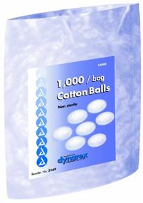 img 1 attached to Dynarex Cotton Ball Large, Non-Sterile, 1,000 Count (Pack of 2) - High Quantity and Non-Sterile Cotton Balls for Various Uses
