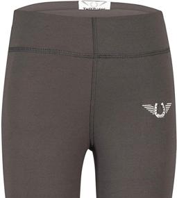 img 1 attached to Stay Cool and Comfy: TuffRider Children's Ventilated Schooling Riding Tights