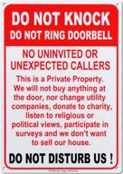 🔕 aluminum doorbell protector - reduce disturbances when knocking logo