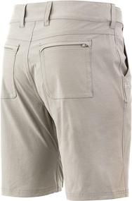 img 2 attached to 🎣 HUK Men's Quick-Drying Performance Fishing Shorts - Next Level 10.5" with Sun Protection UPF 30+