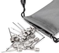 ⚽ 30 pieces stainless steel ball pump needle set - inflation needles for basketball, baseball, soccer ball, volleyball & more sports balls логотип