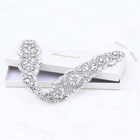 img 3 attached to HONGMEI Rhinestone Crystal Wedding Accessories Women's Accessories