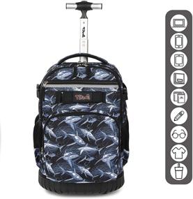 img 3 attached to 🎒 Efficient and Versatile Tilami Rolling Backpack - Perfect for Students