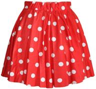 👗 avacostume women's polka dot high waisted skirt in trendy candy colors logo