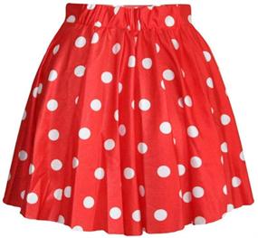 img 2 attached to 👗 AvaCostume Women's Polka Dot High Waisted Skirt in Trendy Candy Colors